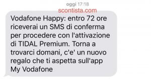 Vodafone Happy New Year gratis 6 mesi di Tidal Premium