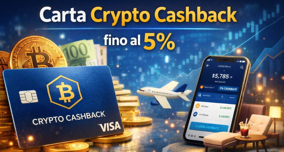 Carta Crypto.com: cashback, vantaggi e come richiederla (guida completa)